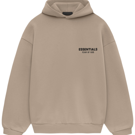 Dusty Beige Essentials Hoodie