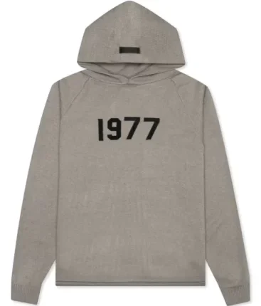 1977 Grey Essentials Hoodie