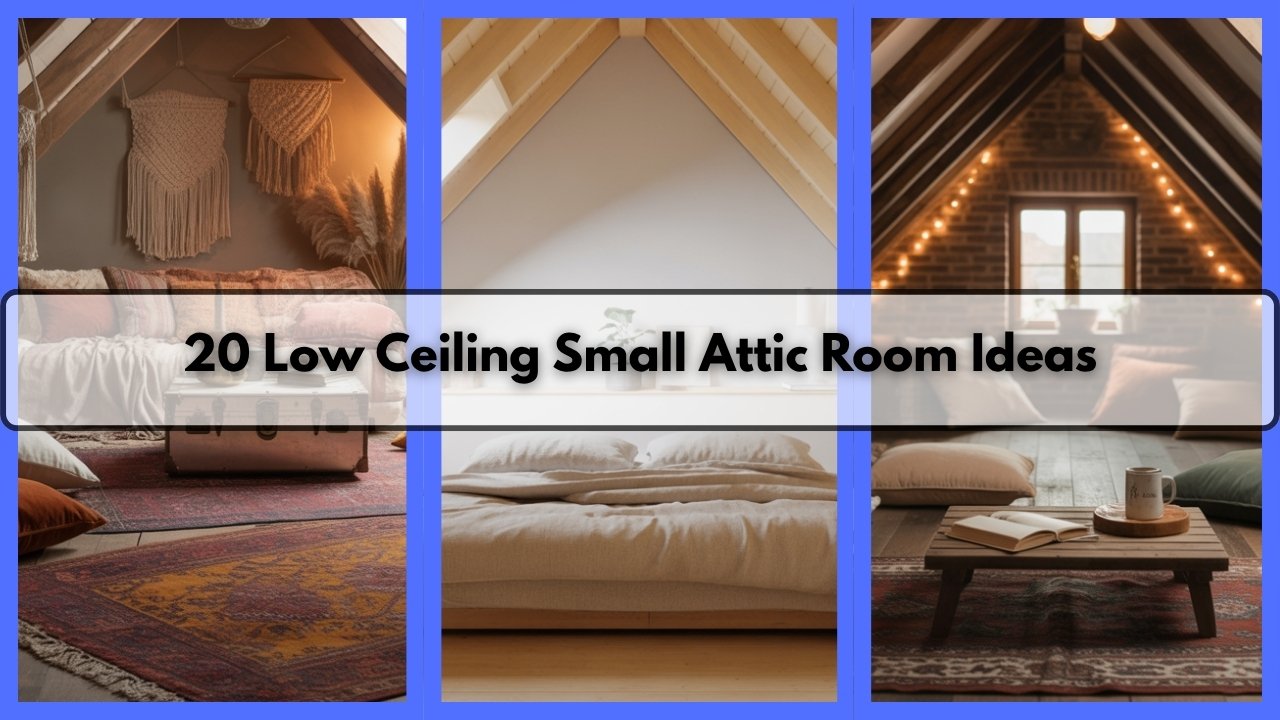 20 Low Ceiling Small Attic Room Ideas