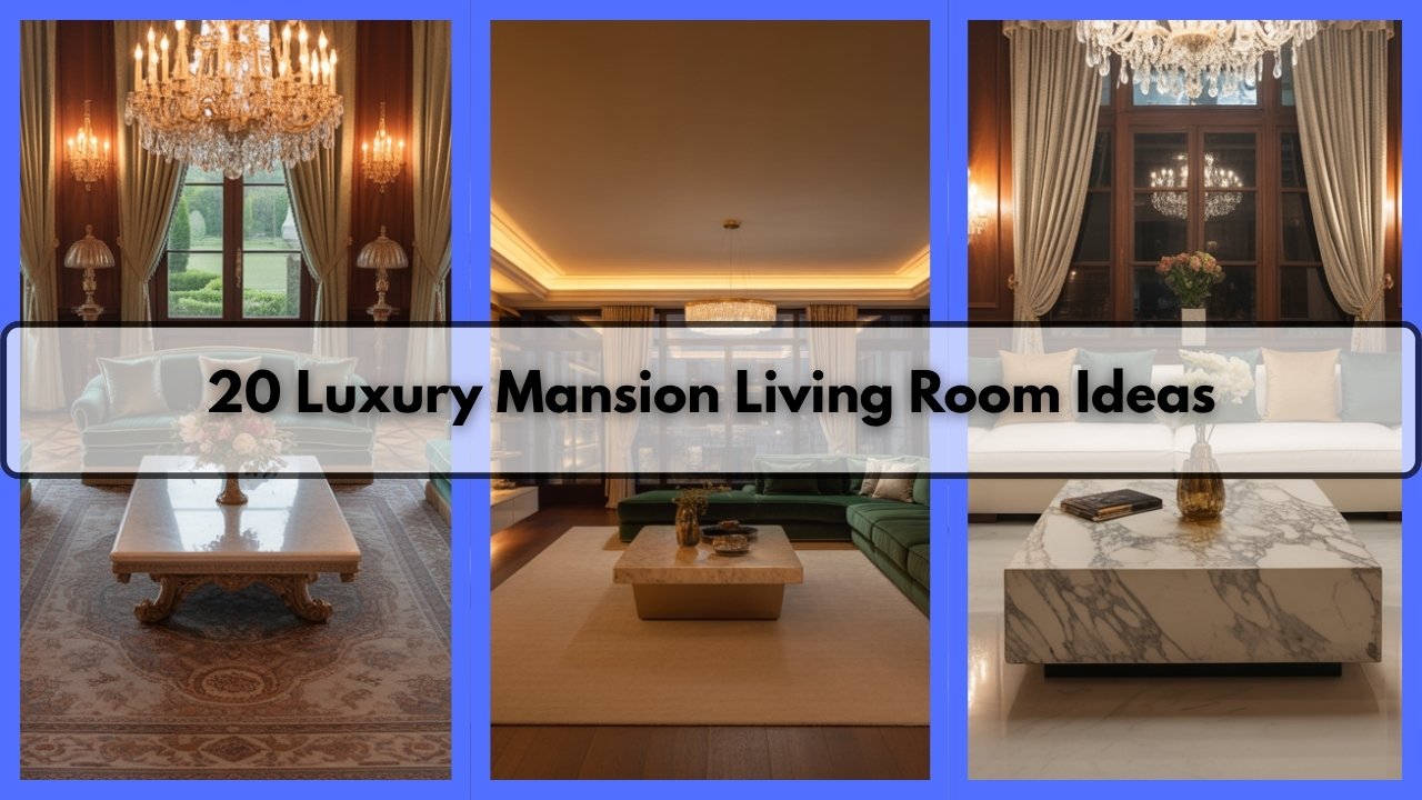 20 Luxury Mansion Living Room Ideas