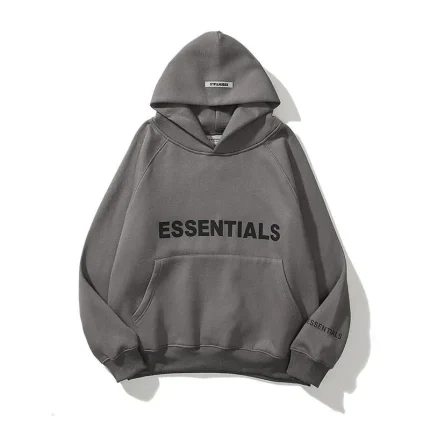 ESSENTIALS Oversized Hoodie Gray