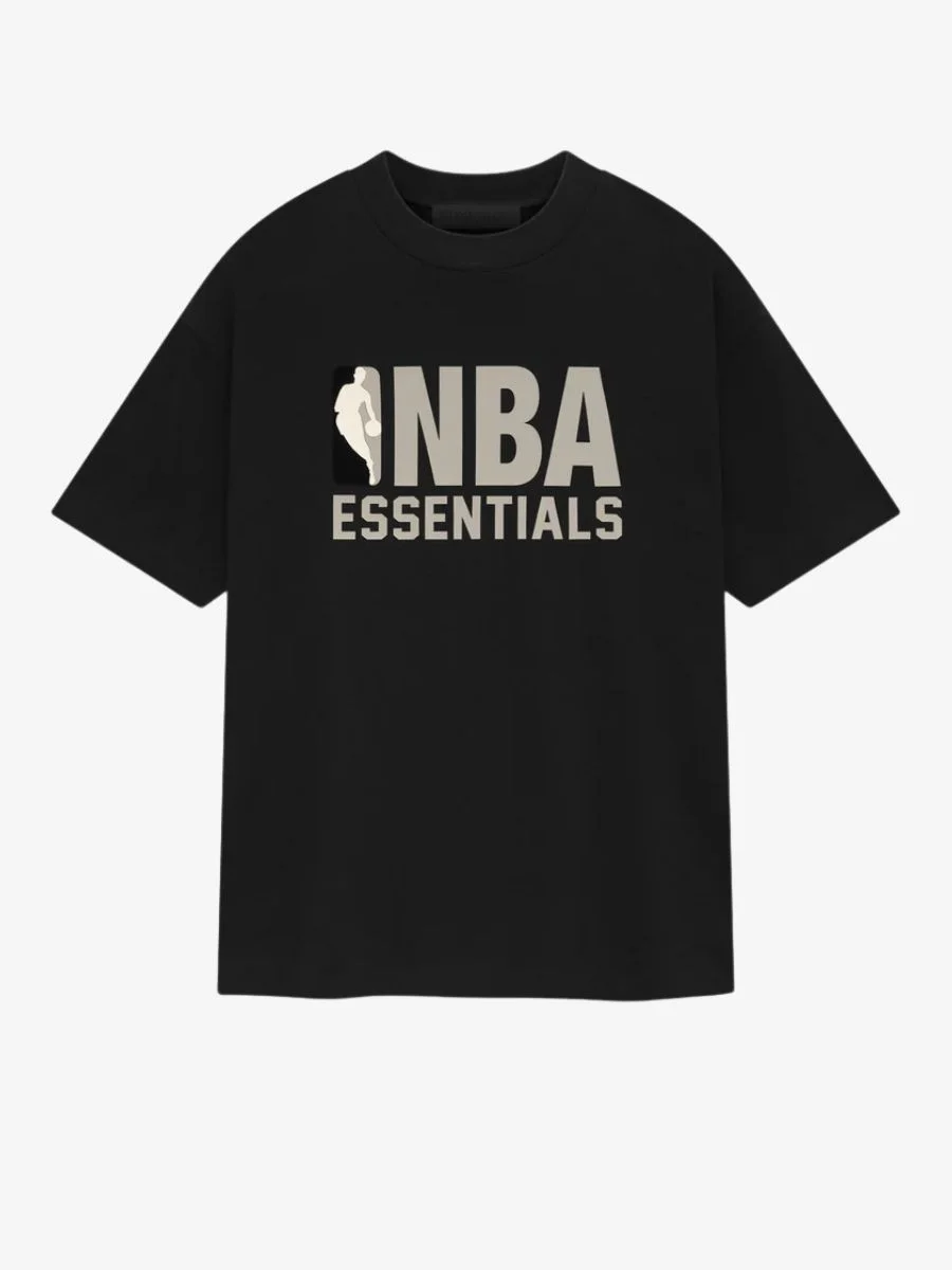 Essentials NBA Tee Short Black Sleeve Essentials NBA Tee Short Black Sleeve