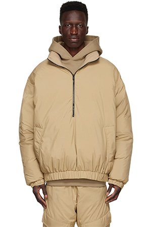 Essentials Tan Jacket Polyester Essentials Tan Jacket Polyester