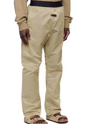 Essentials Tan Nylon Pants Lounge