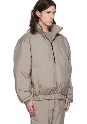 Essentials Taupe Jacket Polyester
