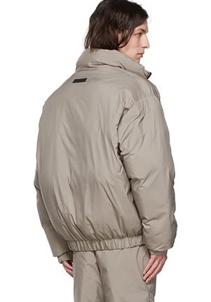 Essentials Taupe Jacket Polyester