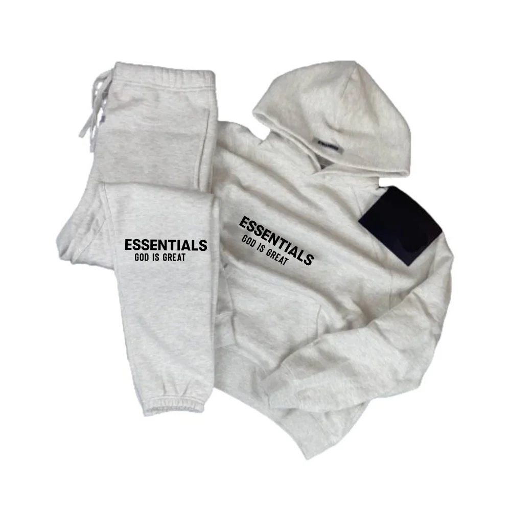 Essentials Tracksuit Gray God Is Great Essentials Tracksuit Gray God Is Great