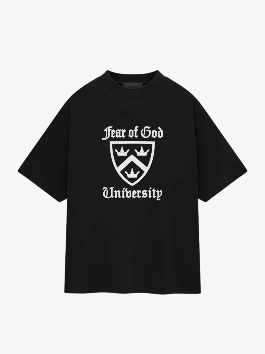 Fear Of God Heavy Crewneck Tee – Black Fear Of God Heavy Crewneck Tee – Black