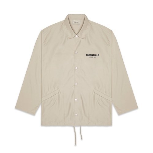 Fear of God Essentials Coach Jacket Olive Fear of God Essentials Coach Jacket Olive