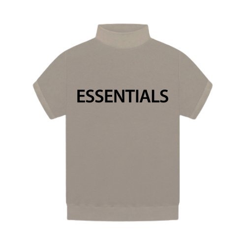 Fear of God Essentials Inside Out Mock T-Shirt Neck Fear of God Essentials Inside Out Mock T-Shirt Neck