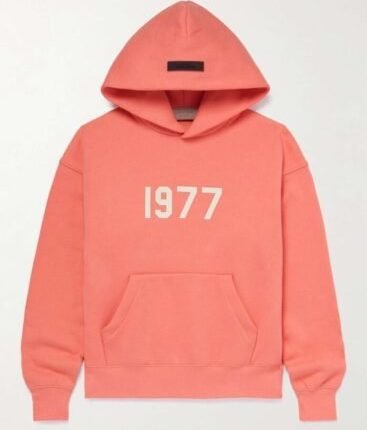 Pink 1977 Essential Hoodie
