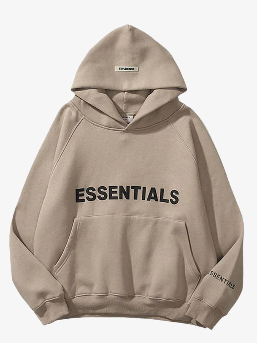 Fear of God Essentials hoodie- Beige Fear of God Essentials hoodie- Beige