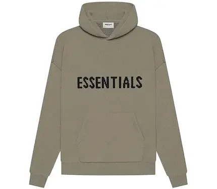 Essentials Logo Print Hoodie